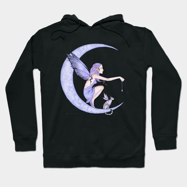 Once In A Blue Moon Hoodie by AmyBrownArt